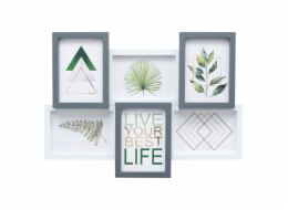 Deknudt S68VC9           6x13x18 Wood Gallery Frame for 6 Photos