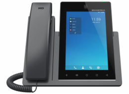 Grandstream GXV3470 SIP video telefon 7" IPS bar.dotyk.displ., Android11, 16 SIP úč. BT, WiFi
