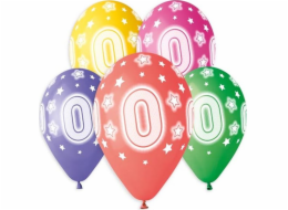 GoDan Premium heliové balónky s potiskem 0,13 palce / 5ks
