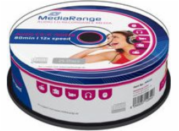MediaRange Audio CD-R 700MB 12x, SPINDL (25pack)