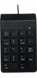 GEMBIRD numerická klávesnice KPD-U-03, USB, černá
