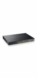 Zyxel XGS2220-30HP, L3 Access Switch, 400W PoE, 16xPoE+/10xPoE++, 24x1G RJ45 2x10mG RJ45, 4x10G SFP+ Uplink, incl. 1 yr