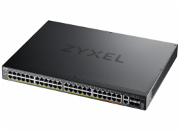 Zyxel XGS2220-54HP, L3 Access Switch, 600W PoE, 40xPoE+/10xPoE++, 48x1G RJ45 2x10mG RJ45, 4x10G SFP+ Uplink, incl. 1 yr