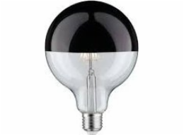 Paulmann LED zdroj G125 zrcadlový 6W 230V 520lm E27 2700K Černá Chrome stmívací