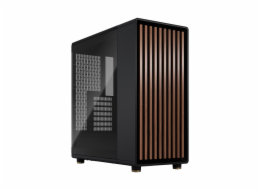 FRACTAL DESIGN skříň North Charcoal Black TG Light Tint, 1x USB 3.1 Typ-C, 2x USB 3.0, bez zdroje, ATX