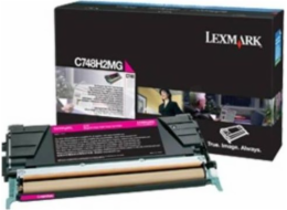 Originální toner Lexmark C748H3MG Purpurová (C748H3MG)