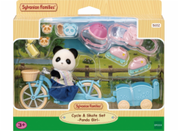 Epoch Sylvanian Families Panda Rosalina Sada na kolo a kolečkové brusle 5652