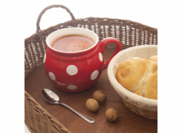 Hrnek KRAJÁČ puntík červený 1 l