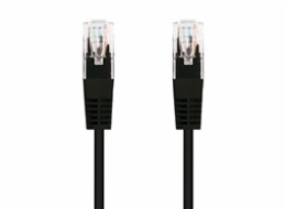 C-Tech CB-PP5-05BK patch, Cat5e, UTP, 0,5m, černý C-TECH kabel patchcord Cat5e, UTP, černá, 0,5m