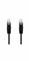 C-TECH kabel patchcord Cat5e, UTP, černý, 1m