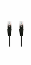 C-TECH kabel patchcord Cat5e, UTP, černý, 5m