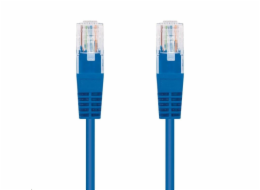 C-TECH kabel patchcord Cat5e, UTP, modrý, 1m
