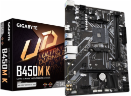 GIGABYTE MB Sc AM4 B450M K, AMD B450, 2xDDR4, 1xHDMI, mATX