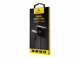 Převodník signálu VGA pro HDMI + VGA Black, 15 cm