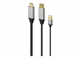 Gembird A-HDMIM-DPM-01 video cable adapter 2 m HDMI Type A (Standard) DisplayPort Black
