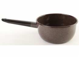 Rendlík smalt 16 cm/1,5 l s rukojetí Olymp hnědý granit