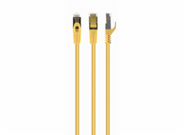 Gembird gembird pp6a-lszhci-y-10m patchcord rj45 kočka. 6A SFTP LSZH 10m žlutá