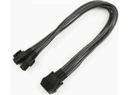 Nanoxia ATX/EPS 8-pin - ATX/EPS 8-pin, 0,3 m, černobílý (NX8PV3EC)