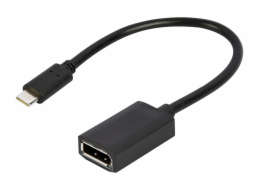 Gembird A-CM-DPF-02 USB-C to DisplayPort adapter cable 4K 60 Hz 15cm black