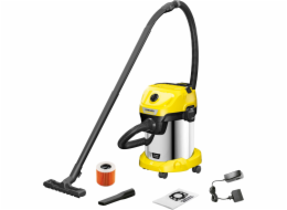 Kärcher WD 3-18 17 l Bubnový vysavač Suché a mokré 225 W Prachový sáček