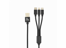 Sbox USB 2.0 8-pin/Type-C/Micro USB charging only 2.4A 1M BULK