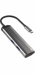 NATEC Fowler Slim Kabel USB 3.2 Gen 1 (3.1 Gen 1) Type-C Černá, Chrom