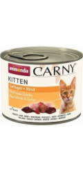 Animonda ANIMONDA Carny Kitten příchuť: hovězí a krůtí srdce 200g