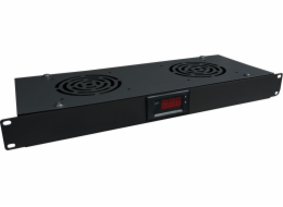 Alantec Ventilační panel 19 1U s termostatem (SA-F-1U-2-TC)