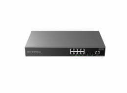 Grandstream&nbsp;GWN7801&nbsp;L2+&nbsp;Managed&nbsp;Network&nbsp;Switch&nbsp;8x&nbsp;1Gb&nbsp;RJ45,&nbsp;2x&nbsp;SFP,&nbsp;DHCP,&nbsp;QoS,&nbsp;VLAN