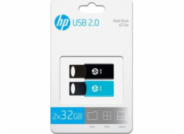 HP Inc. Pendrive 32GB USB 2.0 TWINPACK HPFD212-32-TWIN
