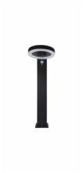 REV LED Solar Stehleuchte Round schwarz