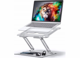 Stojan na notebook Maxximus Nastavitelný stojan FOLD PRO, stříbrný