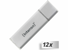 12x1 Intenso Alu Line silber 4GB USB Stick 2.0