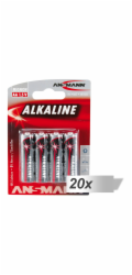 20x4 Ansmann Alkaline Mignon AA LR 6 red-line            5015563