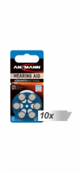 10x6 Ansmann Zinc-Air 675 (PR44)