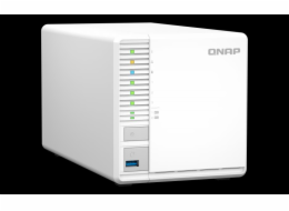 QNAP TS-364-8G (4core 2,9GHz, 8GB RAM, 3x SATA, 2x M.2 NVMe sloty, 3x USB, 1x 2,5GbE, 1x HDMI 1.4b)