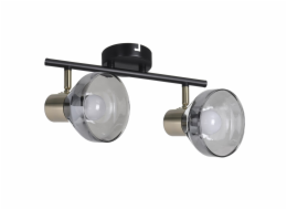 Activejet LISA double black and gold ceiling wall light strip E14 wall lamp for living room
