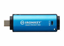 Kingston IronKey Vault Privacy 50 64 GB, USB-Stick IKVP50C/64GB