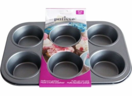 Patisse Forma na muffiny 6 ks 27 cm Stříbrná Univerzální top