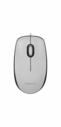 Logitech myš Corded M100, bílá, EMEA