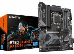 GIGABYTE MB Sc LGA1700 B760 GAMING X AX DDR4, Intel B760, 4xDDR4, 1xDP, 1xHDMI, WI-FI