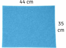 Aptel aptel mata mata 3 kusy 44x35 cm modrá Ag748