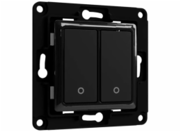 Shelly wall switch 2 button (Black)