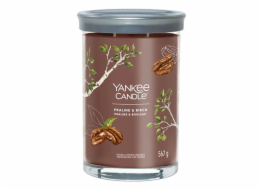 Svíčka ve skleněném válci Yankee Candle, Pralinka a bříza, 567 g