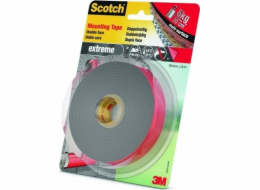 Montážní páska SCOTCH®, oboustranná, pro extrémní venkovní aplikace, 19 mm x 5 m, černá
