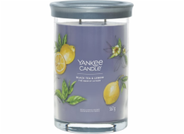Svíčka ve skleněném válci Yankee Candle, Černý čaj s citrónem, 567 g