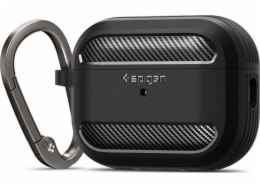 Pouzdro Spigen Rugged Armor Apple AirPods Pro 2/1 Matte Black