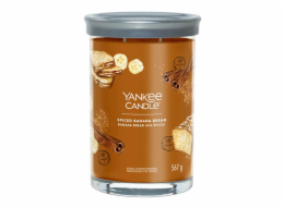 Svíčka ve skleněném válci Yankee Candle, Banánový chlebíček s kořením, 567 g