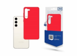 3mk ochranný kryt Matt Case pro Samsung Galaxy S23+ (SM-S916) strawberry/červená