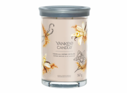 Svíčka ve skleněném válci Yankee Candle, Vanilkové creme brulee, 567 g